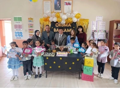 Diyadin&rsquo;de miniklerden okuma bayramı etkinliği
