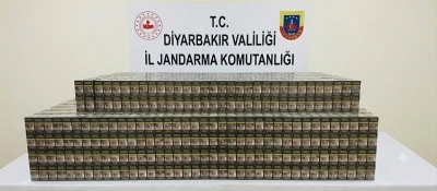 Diyarbakır&rsquo;da 14 bin 988 paket ka&ccedil;ak sigara ele ge&ccedil;irildi
