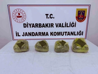 Diyarbakır&rsquo;da 28 kilo esrar ele ge&ccedil;irildi
