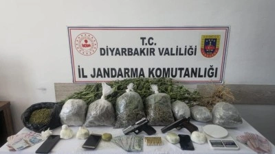 Diyarbakır’da 45 kilo esrar ele geçirildi