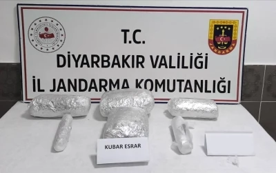 Diyarbakır’da 73 kilo uyuşturucu madde ele geçirildi
