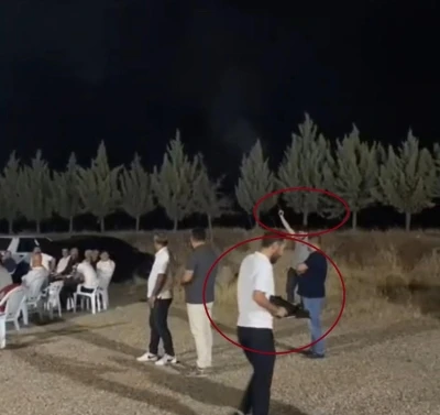 Diyarbakır’da bir kınada eline silahı alan havaya doğru mermi yağdırdı
