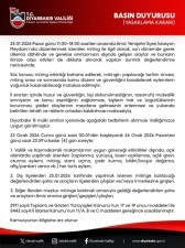 Diyarbakır&rsquo;da g&ouml;steri ve y&uuml;r&uuml;y&uuml;şler 4 g&uuml;n boyunca yasaklandı