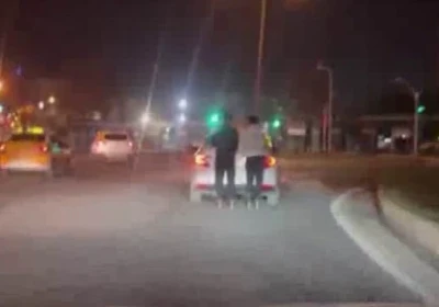 Diyarbakır&rsquo;da patenli gen&ccedil;lerin tehlikeli yolculuğu
