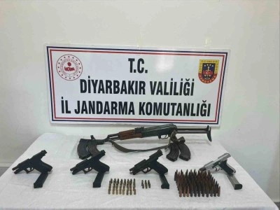 Diyarbakır’da silah kaçakçılığı operasyonu