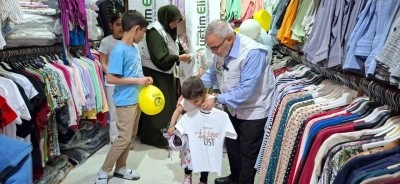 Diyarbakır&rsquo;da yetim &ccedil;ocuklara bayramlık hediyesi