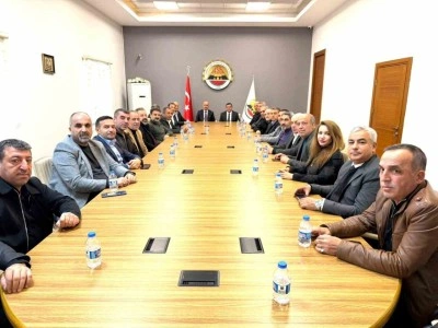 Diyarbakır Emniyet M&uuml;d&uuml;r&uuml; G&ouml;kduman, DESOB Başkanı Ebedinoğlu ile bir araya geldi