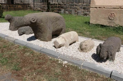 Diyarbakır Müzesi’nde 91 yıl sonra koç ve koyundan yapılmış mezar taşları ziyarete açıldı
