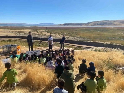 DKMP, öğrencilere tabiatın korunması için eğitim veriyor
