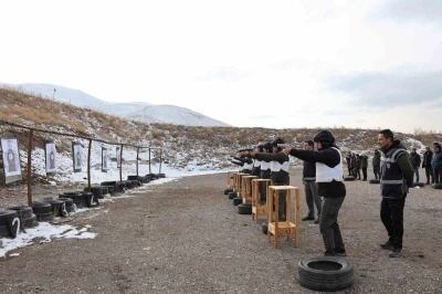 DKMP personeline silah kullanımı eğitimi
