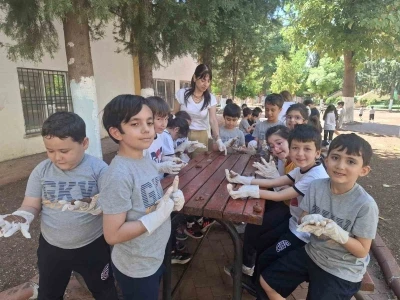 Doğa dostu GKV&rsquo;li miniklerden tabiata dokunuş
