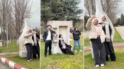 Doğal taşın sanatla buluşması BŞE&Uuml; kamp&uuml;s&uuml;nde hayat buldu
