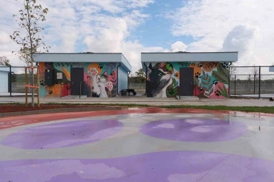 Doğal Yaşam Kampüsü’ne anlam katan grafiti sanatı
