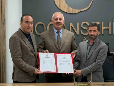 Doğanşehir&rsquo;de taziye evi i&ccedil;in imzalar atıldı
