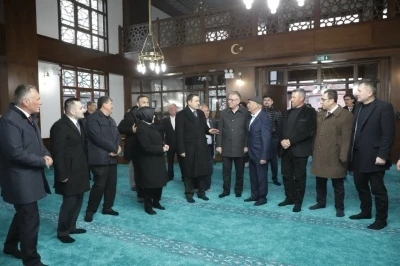 Domani&ccedil; Sultan Alaaddin Camii ibadete a&ccedil;ıldı
