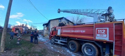 Domani&ccedil;&rsquo;te &ccedil;atı yangını
