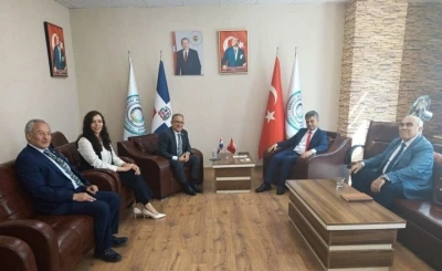 Dominik Cumhuriyeti B&uuml;y&uuml;kel&ccedil;isi&rsquo;nden SANKON&rsquo;a ziyaret
