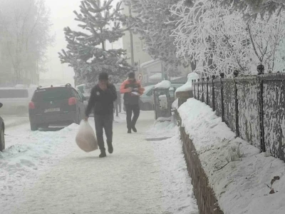 Dondurucu soğukların etkili olduğu Ardahan&rsquo;da hayat durma noktasına geldi
