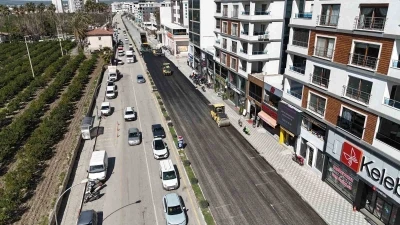 D&ouml;rtyol&rsquo;da beton asfalt &ccedil;alışmaları hız kazandı
