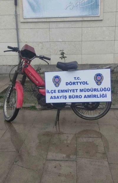 D&ouml;rtyol&rsquo;da motosiklet hırsızlığı: 1 kişi tutuklandı
