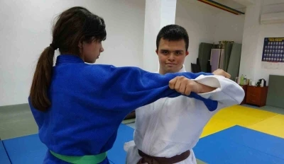 Down sendromlu judocu Mustafa Erbil, D&uuml;nya Şampiyonası yolunda
