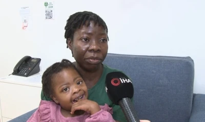 Down sendromlu minik Kutenda, kritik kalp hastalığını Türkiye’de atlattı
