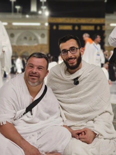 Down sendromlu Savaş’ın umre hayali gerçek oldu
