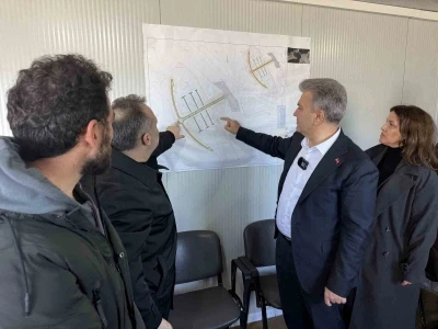 Dr. Mustafa Canbey K&ouml;rfez&rsquo;de yatırımları yerinde inceledi
