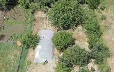 Dron destekli operasyonda seraya gizlenen hint kenevirleri ele ge&ccedil;irildi
