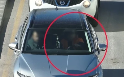 Dronu g&ouml;r&uuml;nce emniyet kemerini taktılar
