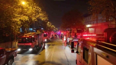 Dudullu OSB’de elektronik fabrikasında korkutan yangın
