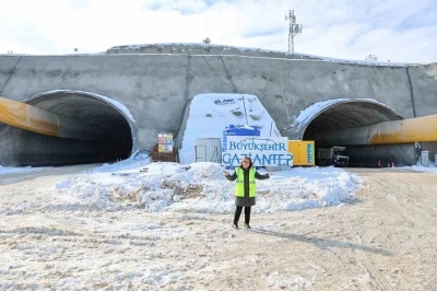 D&uuml;l&uuml;k-OSB T&uuml;neli&rsquo;nin d&ouml;rtte biri tamamlandı
