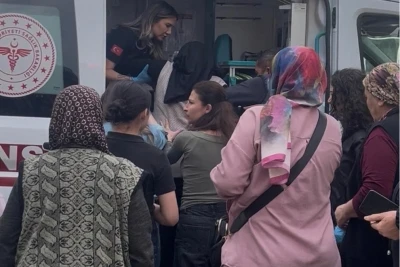 Dumanları g&ouml;ren yaşlı kadın fenalaştı

