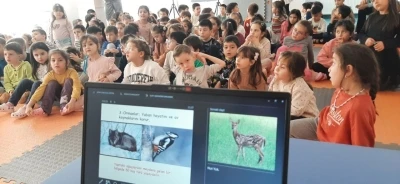 D&uuml;nya Yaban Hayatı G&uuml;n&uuml;nde &ouml;ğrencilere eğitim verildi
