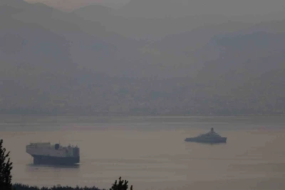 Dünyanın en büyükleri arasında, İzmit Körfezi’ne demir attı
