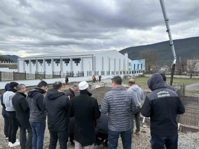Durağan&rsquo;da 12 dairelik sosyal konut projesinde ilk adım atıldı
