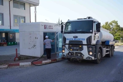 Duraklarda temizlik ve yıkama &ccedil;alışması yapıldı

