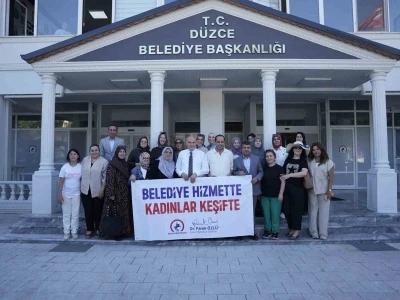 D&uuml;zce Belediyesi&rsquo;nden kadınlara proje gezisi
