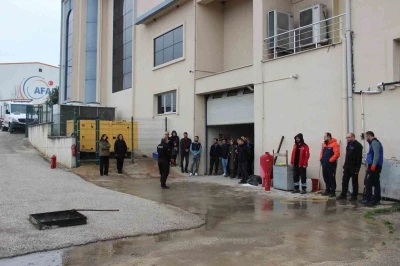 D&uuml;zce&rsquo;de 112 personeline afet ve acil durum eğitimi
