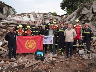 D&uuml;zce İtfaiyesi&rsquo;ne Fransa&rsquo;dan arama kurtarma desteği
