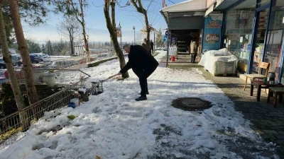 D&uuml;zce&rsquo;nin "dronlu muhtarı" iş başında
