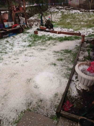 D&uuml;zce&rsquo;nin y&uuml;ksek kesimlerinde dolu etkili oldu
