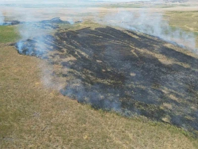 Eber Gölü’nden dumanlar yükseldi
