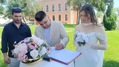 Edirne&rsquo;de 33 &ccedil;iftin mutluluğu aynı tarihte buluştu: Evlenmek i&ccedil;in 06.06.2026&rsquo;yı se&ccedil;tiler
