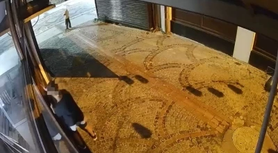Edirne&rsquo;de &ccedil;ocuk hırsızlar kameraya yansıdı

