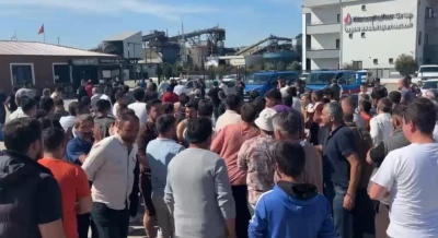 Edirne&rsquo;de maden iş&ccedil;ilerinin eylemi 13&rsquo;&uuml;nc&uuml; g&uuml;n&uuml;nde
