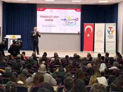 Edirne&rsquo;de &lsquo;TEKNOFEST&rsquo; tanıtım programı d&uuml;zenlendi
