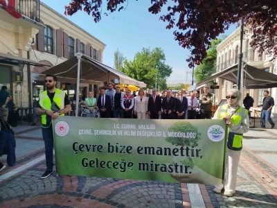 Edirne&rsquo;de T&uuml;rkiye &Ccedil;evre Haftası kutlamaları renkli g&ouml;r&uuml;nt&uuml;lerle başladı
