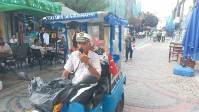 Edirne’nin son seyyar dondurmacısı: 49 Yıldır yollarda
