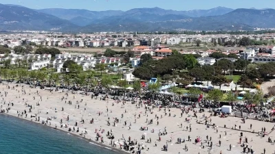 Edremit Belediyesi Geleneksel U&ccedil;urtma Şenliği yapıldı
